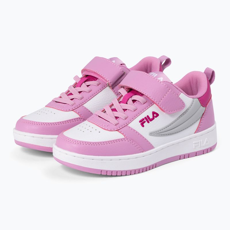 Παιδικά παπούτσια FILA Rega Nf Velcro white/moonlite mauve 2