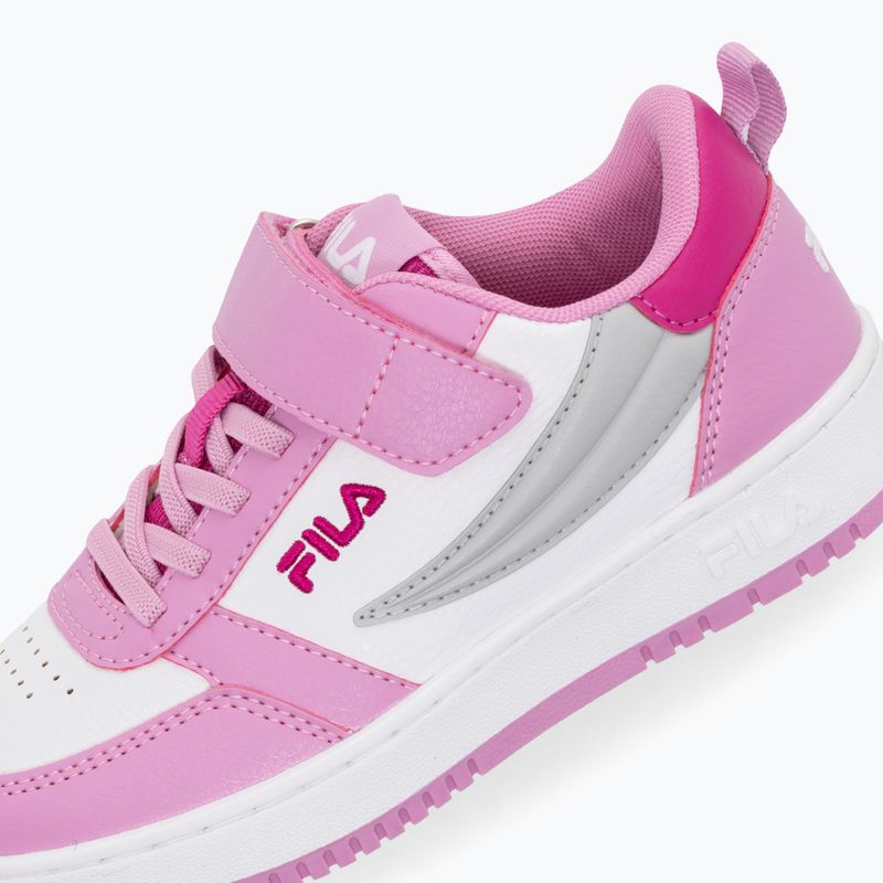 Παιδικά παπούτσια FILA Rega Nf Velcro white/moonlite mauve 4