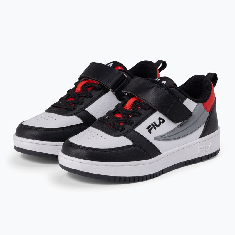 Παιδικά παπούτσια FILA Rega Nf Velcro white/black/fila red 2