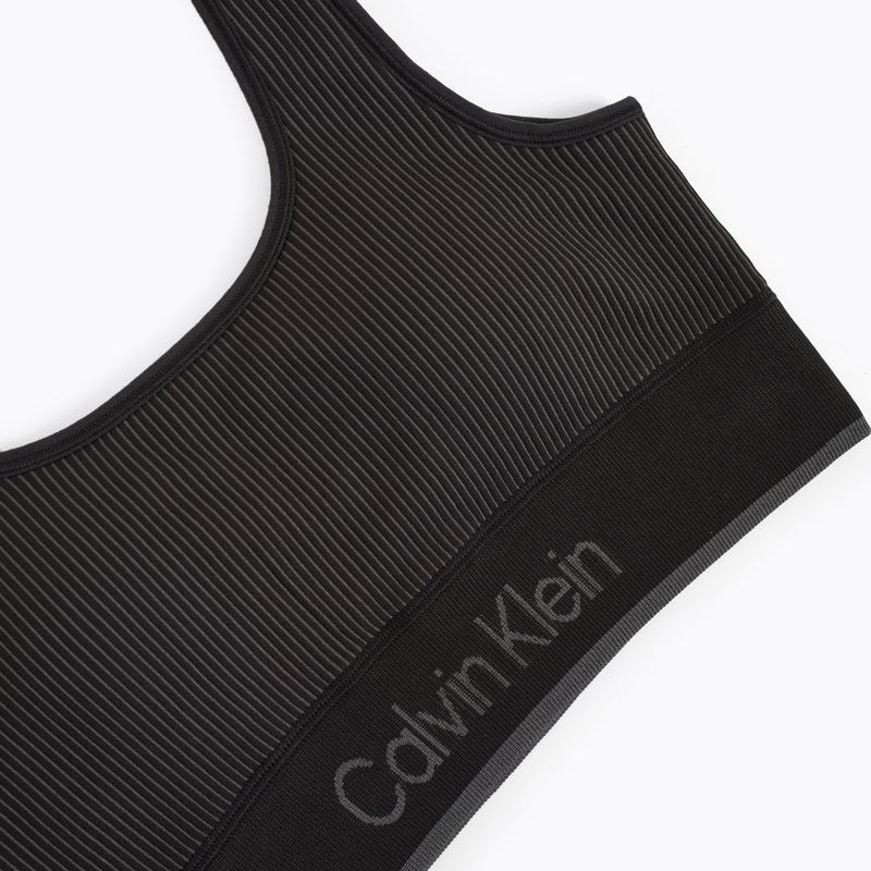 Calvin Klein σουτιέν προπόνησης 00GWS4K220 Seamless Medium Support μαύρο 3