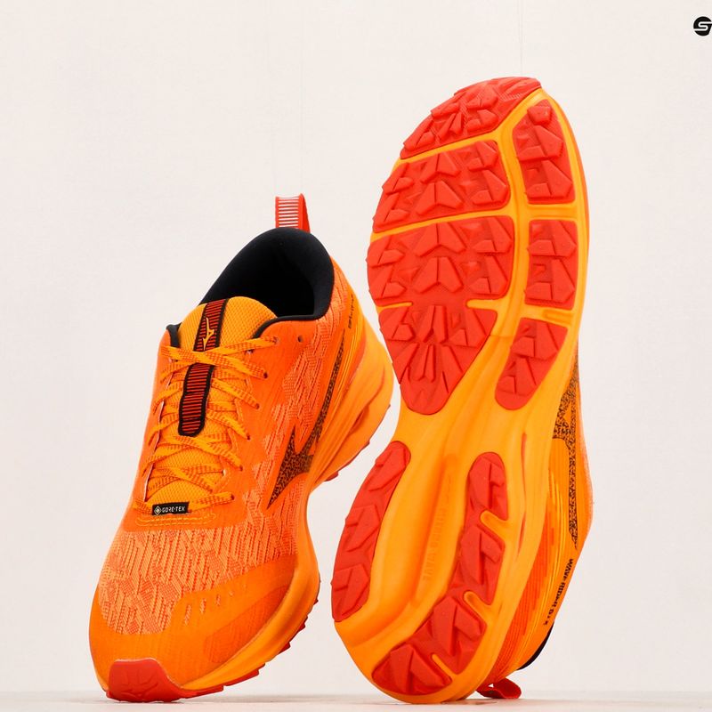 Ανδρικά αθλητικά παπούτσια τρεξίματος Mizuno Wave Rider GTX zinnia/tigerlily/black 9