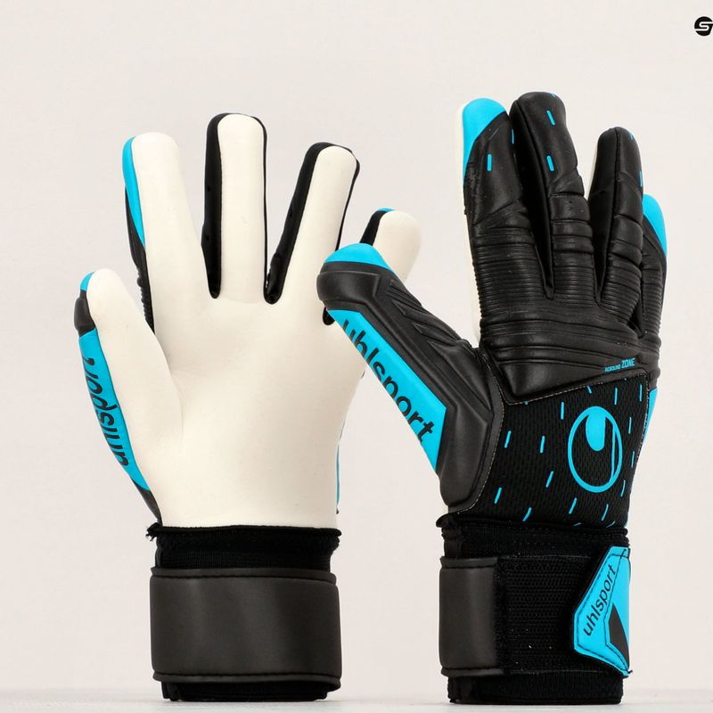 Uhlsport Classic Soft Hn Comp γάντια τερματοφύλακα μαύρα/μπλε/λευκά 8