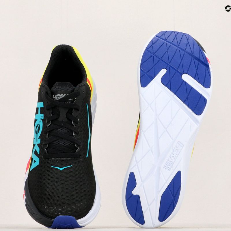 HOKA Rocket X μαύρο/απόγευμα primrose παπούτσια για τρέξιμο 11