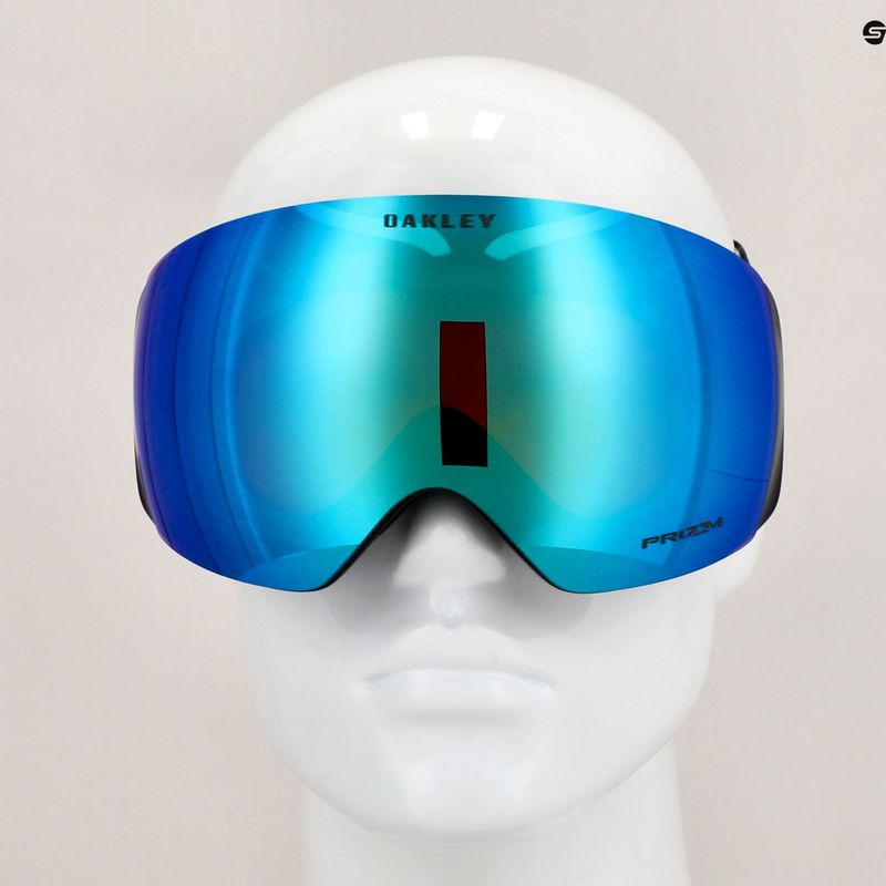 Oakley Flight Deck ματ μαύρο/prizm argon iridium γυαλιά σκι 10