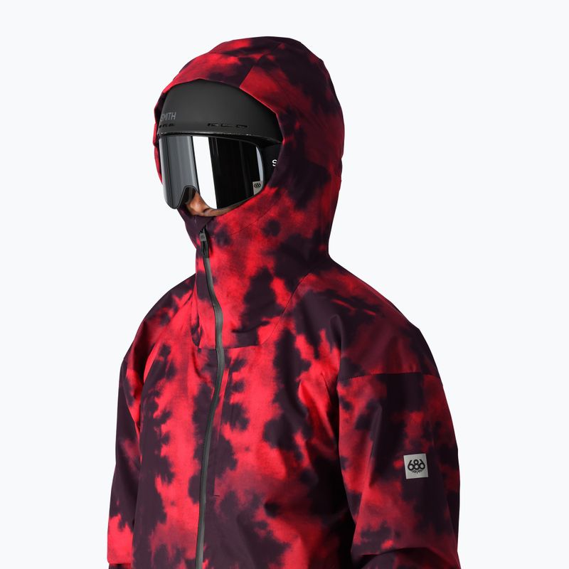 Ανδρικό μπουφάν snowboard 686 Gateway red nebula 5