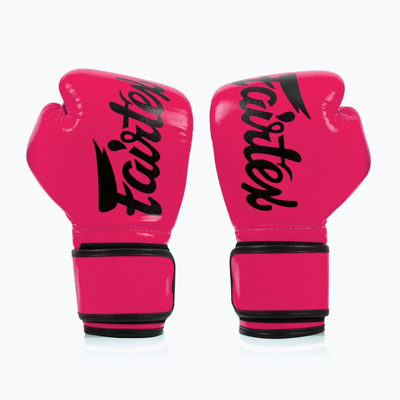 Γάντια του μποξ Fairtex Microfiber pink/black