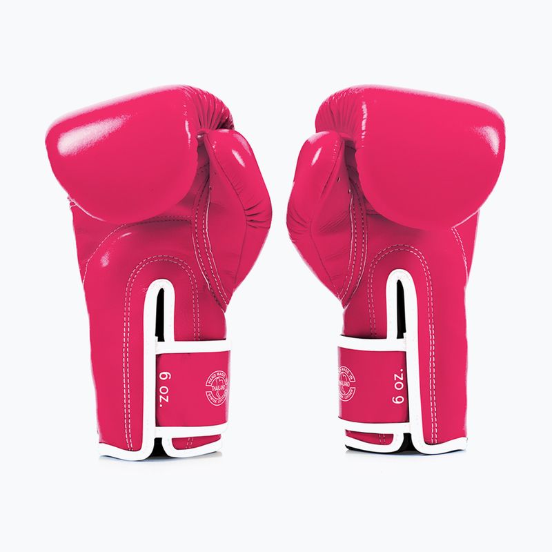 Γάντια του μποξ Fairtex Microfiber pink/white 2