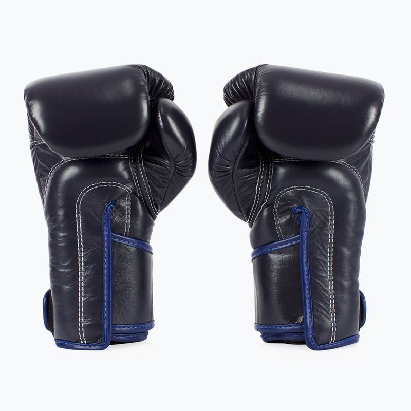 Fairtex Κομψά γωνιακά γάντια πυγμαχίας Sparring - Κλειδωμένος αντίχειρας μπλε 2