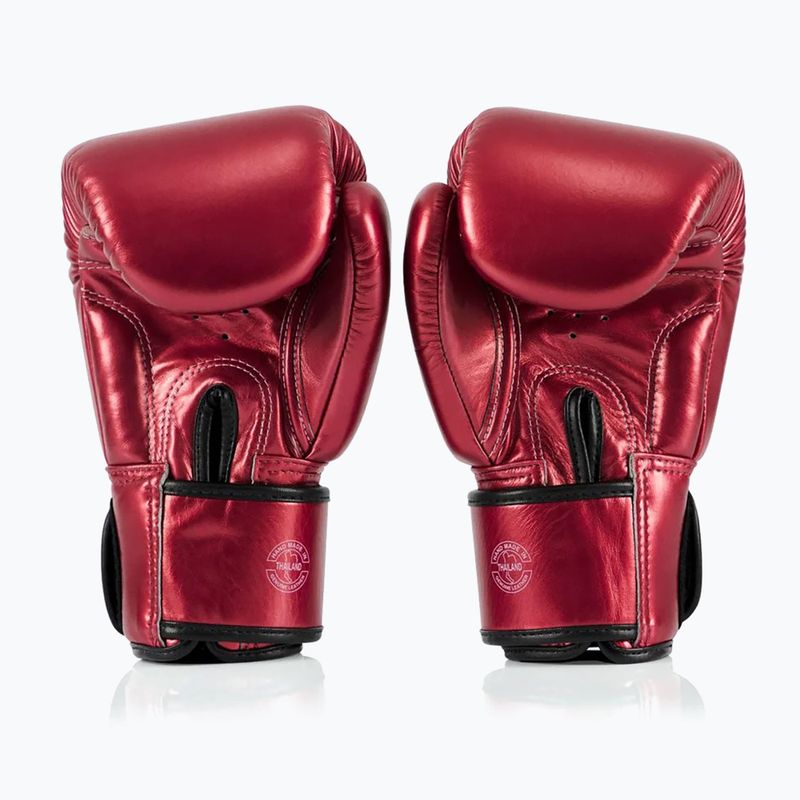 Γάντια του μποξ Fairtex Metallic Boxing red 2