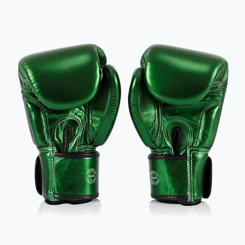 Γάντια του μποξ Fairtex Metallic Boxing green 2