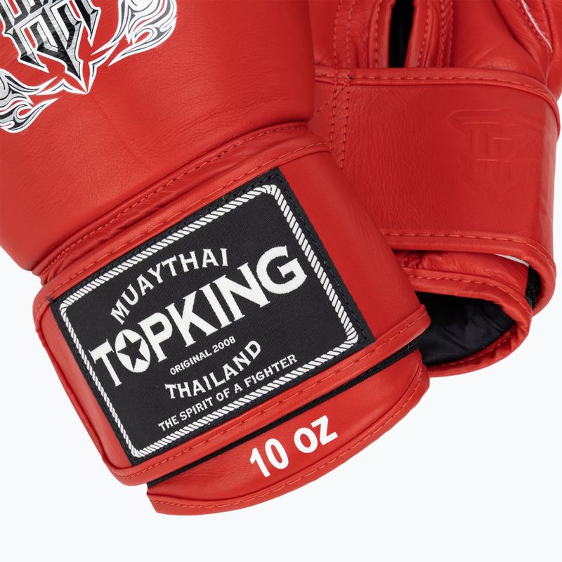 Γάντια του μποξ Top King Muay Thai Ultimate red 4