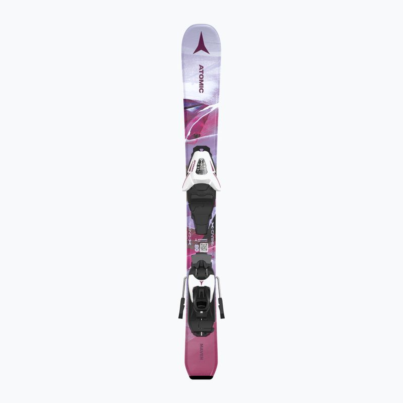 Παιδικά downhill σκι Atomic Maven Girl JTXS + δέστρες C5 GW ροζ 4