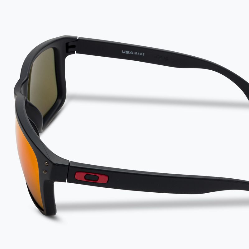 Γυαλιά ηλίου Oakley Holbrook XL μαύρο ματ / ρουμπίνι Prizm 4