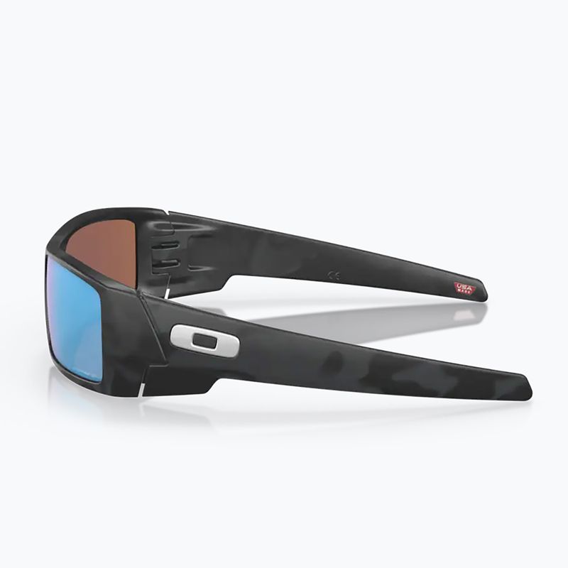 Oakley Gascan μαύρο ματ παραλλαγή / prizm βαθύ νερό πολωμένα γυαλιά ηλίου 8