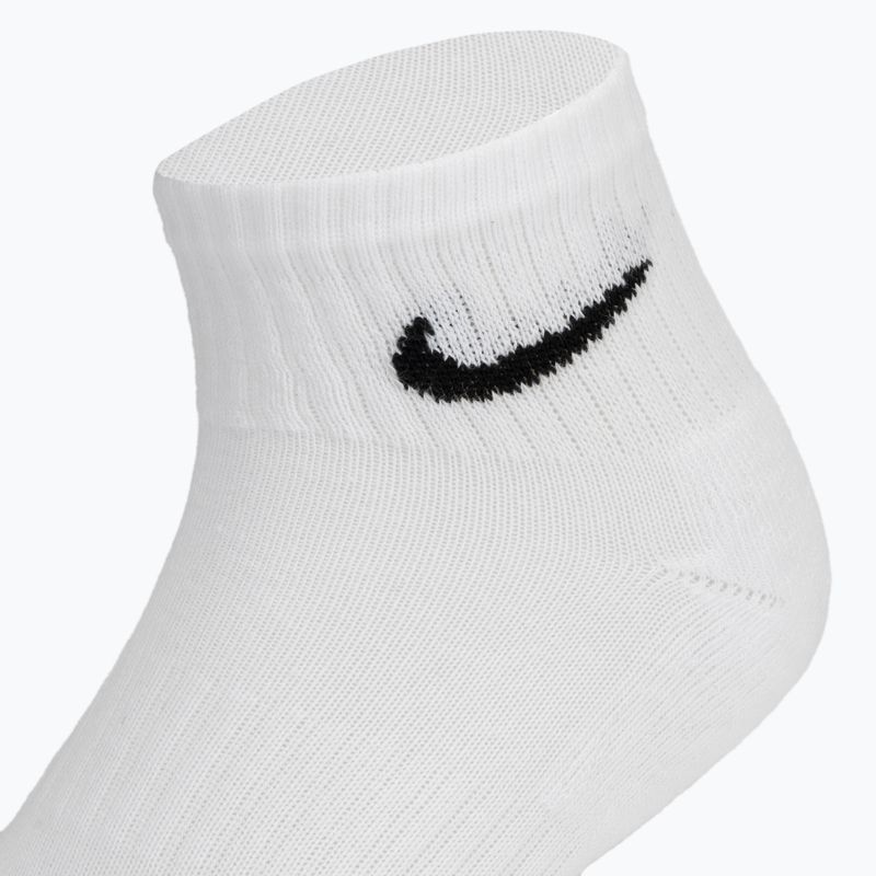 Κάλτσες Nike Everyday Cushioned Ankle 3 ζεύγη white/black 4