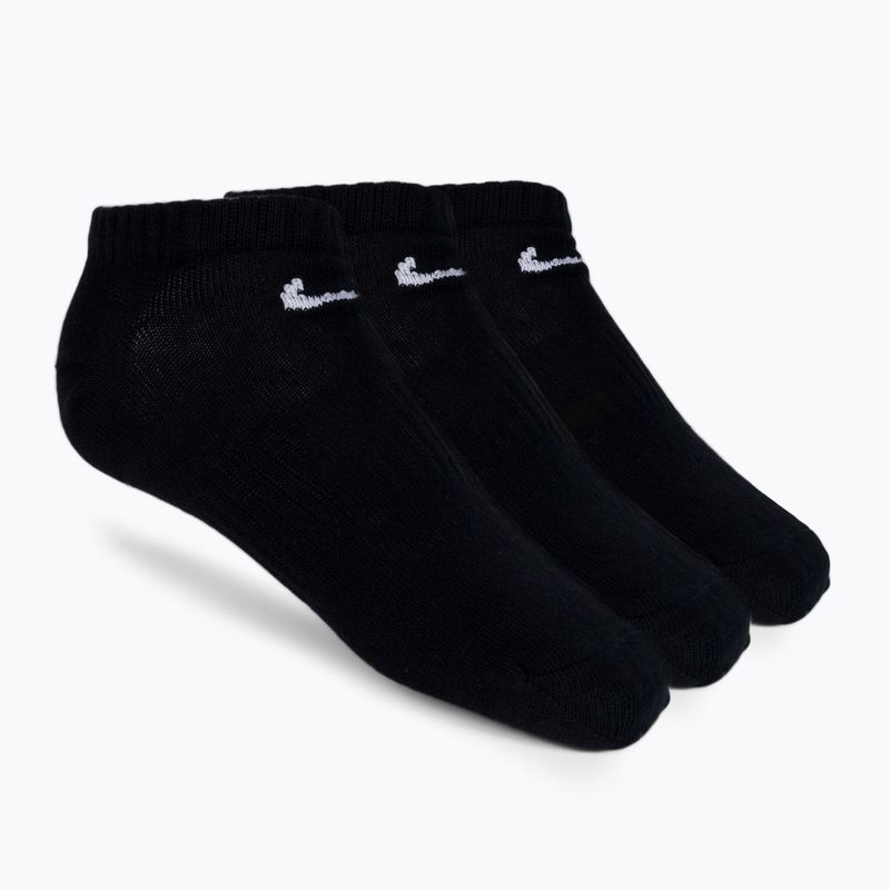 Nike Everyday Lightweight No Show 3pak κάλτσες προπόνησης μαύρες SX7678-010