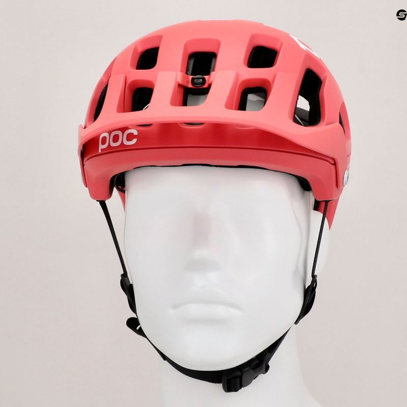 MTB κράνος ποδηλάτου POC Tectal Race MIPS ammolite coral/uranium black matt 5