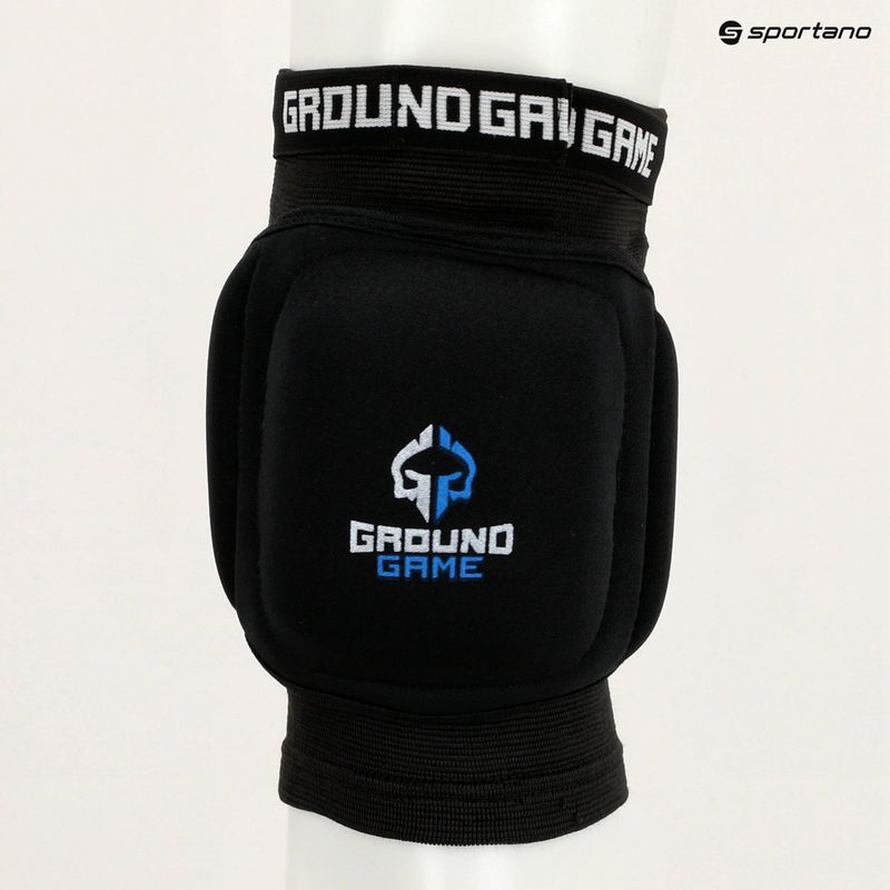 Ground Game Muay Thai Knockout Knee Protectors μαύρο MTKNEEPADM 5