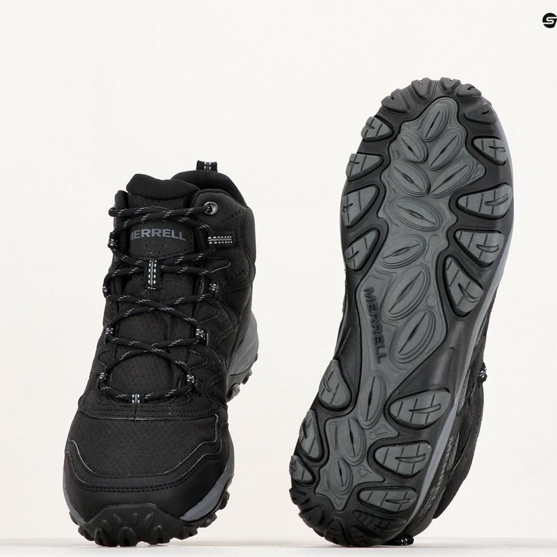 Ανδρικές μπότες πεζοπορίας Merrell West Rim Sport Mid GTX μαύρο 8