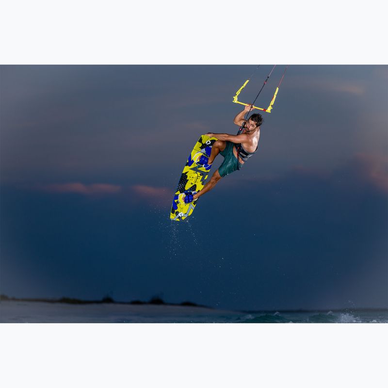 DUOTONE Entity Ergo μπλε/lime μαξιλάρια και ιμάντες kiteboard 10