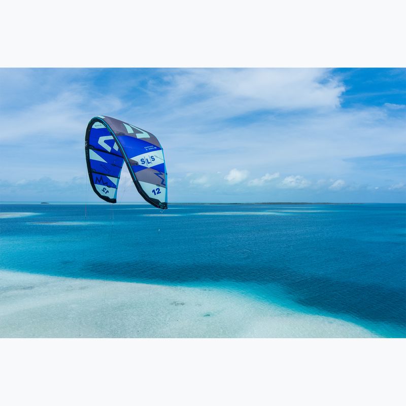 Kitesurfing kite DUOTONE Rebel SLS 2024 blue/light grey 8