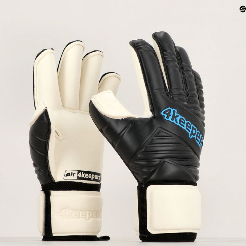 4keepers Retro IV RF παιδικά γάντια τερματοφύλακα μαύρο και λευκό 4KRIVBRFJR 10