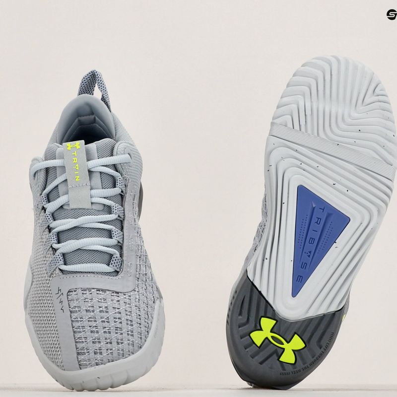 Under Armour ανδρικά παπούτσια προπόνησης TriBase Reign 6 mod gray/starlight/high vis yellow 14