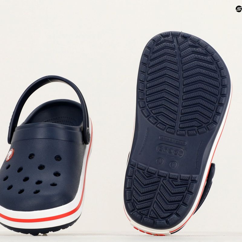 Παιδικές σαγιονάρες Crocs Crocband Clog navy/red 11