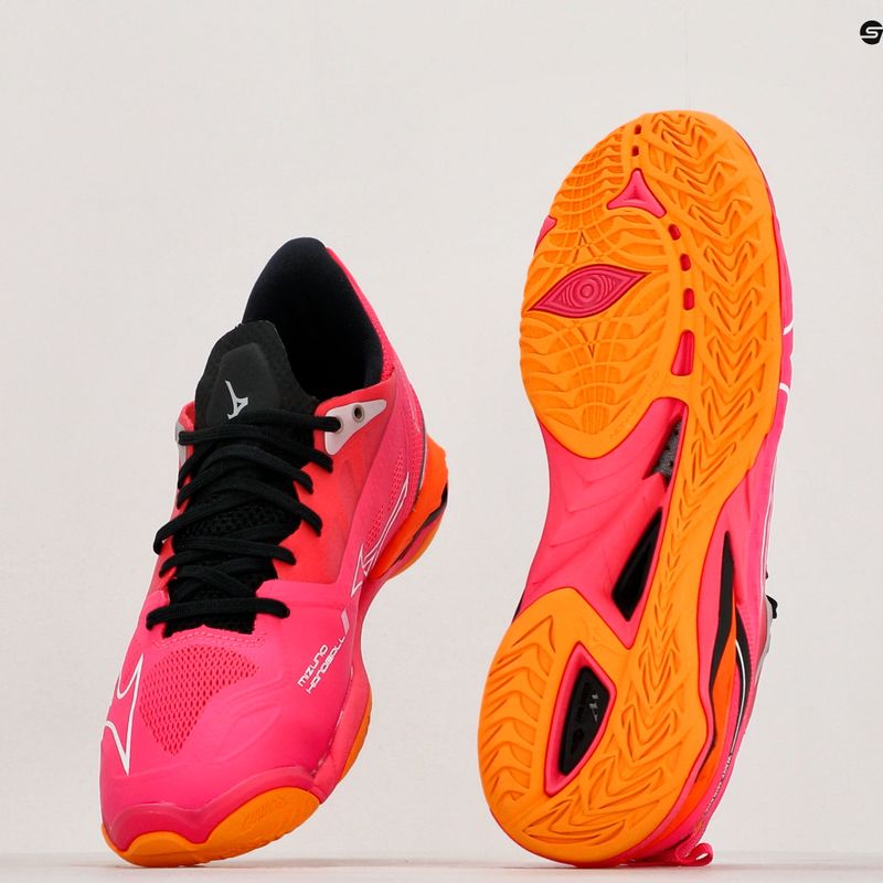 Ανδρικά παπούτσια χάντμπολ Mizuno Wave Mirage 5 radiant red/white/carrot curl 10