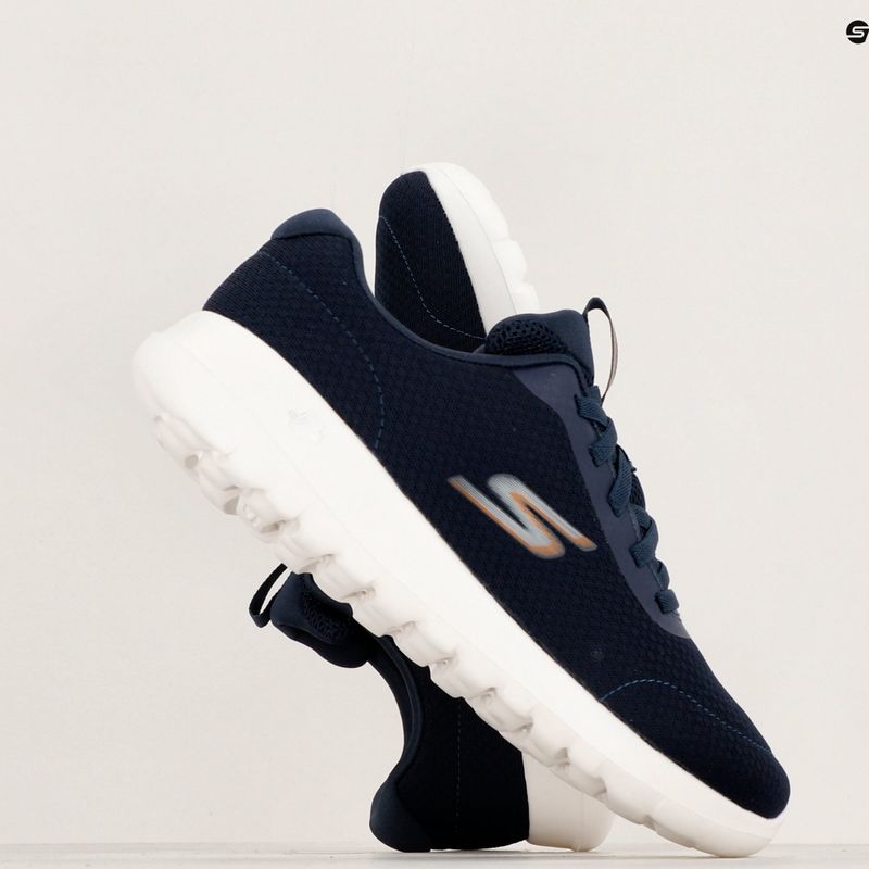 Ανδρικά παπούτσια SKECHERS Go Walk Max Midshore navy/λευκό/πορτοκαλί 10