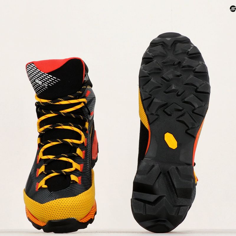 Ανδρικές μπότες πεζοπορίας La Sportiva Aequilibrium Hike GTX carbon/κίτρινο 10