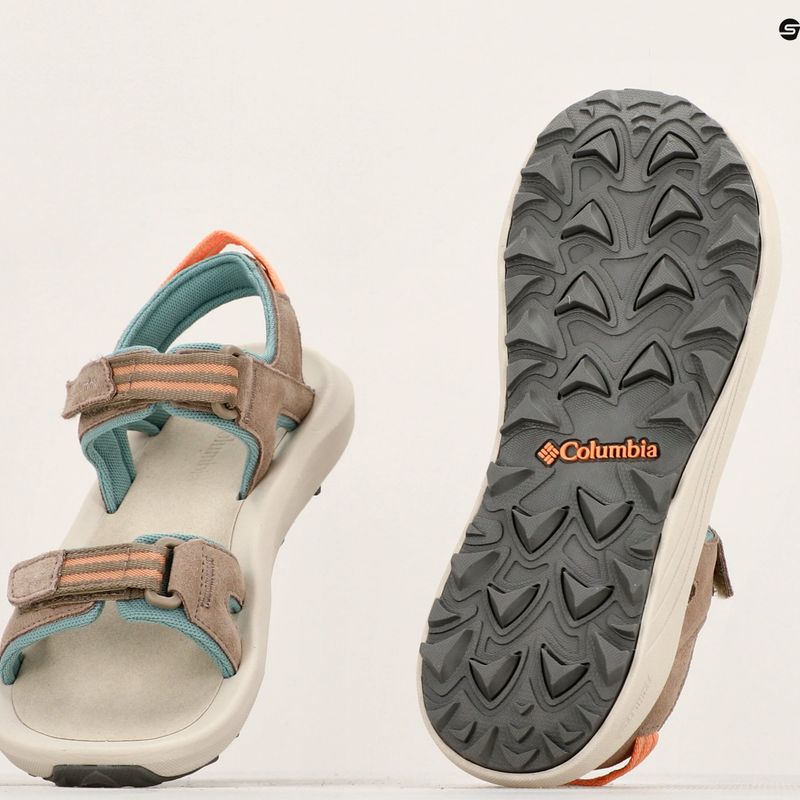 Columbia Trailstorm Hiker 2 Strap fungi/apricot fizz γυναικεία σανδάλια πεζοπορίας 10