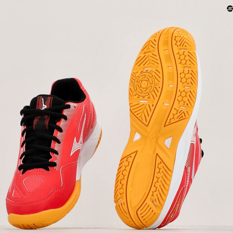 Mizuno Stealth Star 2 Jr παιδικά παπούτσια χάντμπολ radiant red/white/carrot curl 10