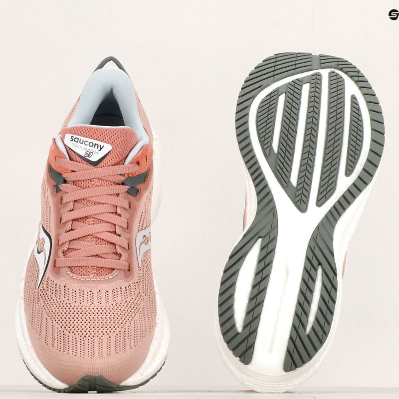 Γυναικεία παπούτσια τρεξίματος Saucony Triumph 21 lotus/bough 9