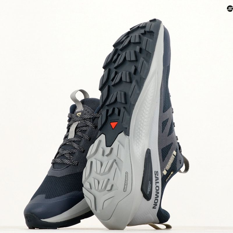 Salomon Elixir Activ GTX ανδρικές μπότες πεζοπορίας carbon/sharkskin/slate green 9