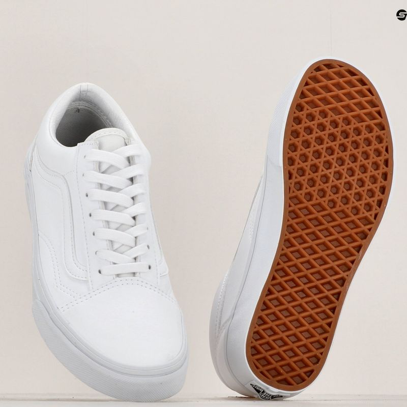 Vans παπούτσια UA Old Skool (κλασικό tumble)true white 10