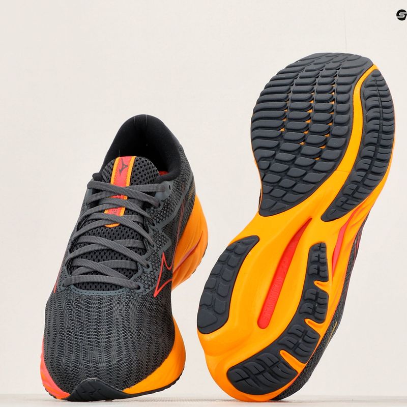 Ανδρικά παπούτσια τρεξίματος Mizuno Wave Rider 27 turbulence/cayenne/citrus 10