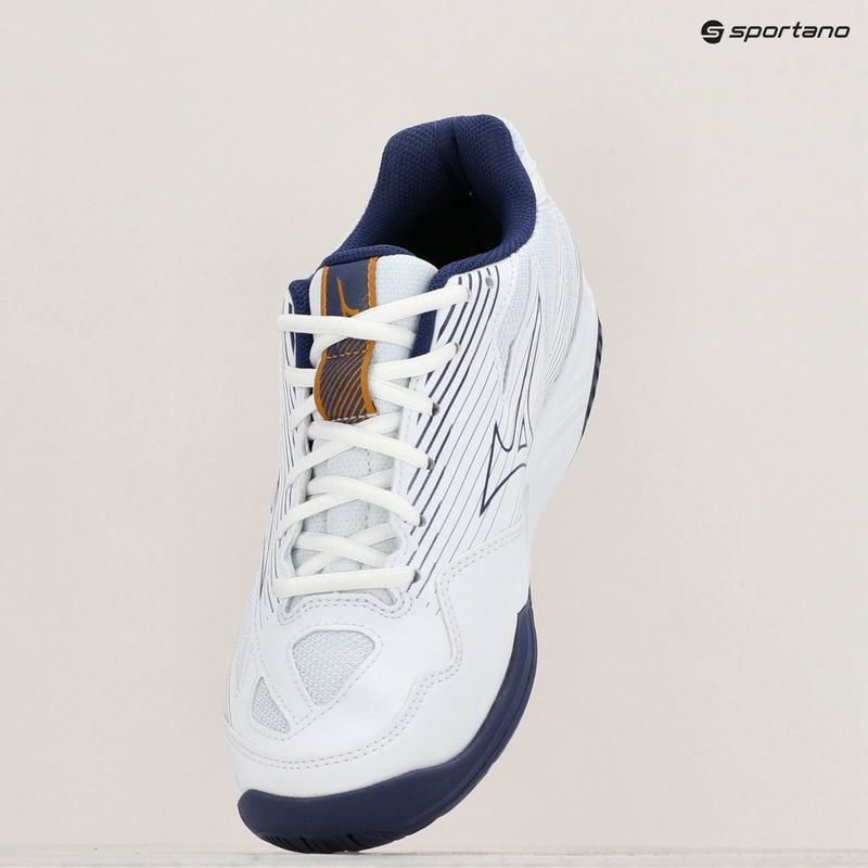 Ανδρικά παπούτσια βόλεϊ Mizuno Cyclone Speed 4 white/blueribbon/mp gold 9