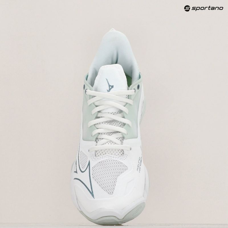 Γυναικεία παπούτσια χάντμπολ Mizuno Wave Mirage 5 white/glacial ridge/patinagreen 9