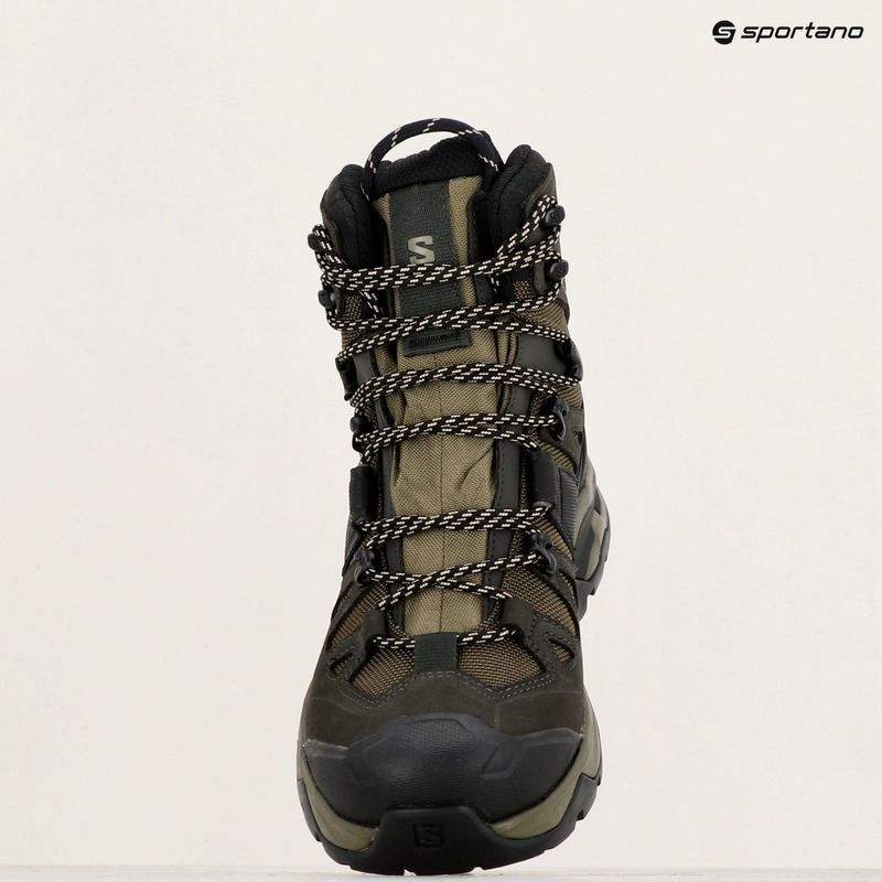 Ανδρικά παπούτσια πεζοπορίας Salomon Quest 4 GTX olive night/peat/safari 10