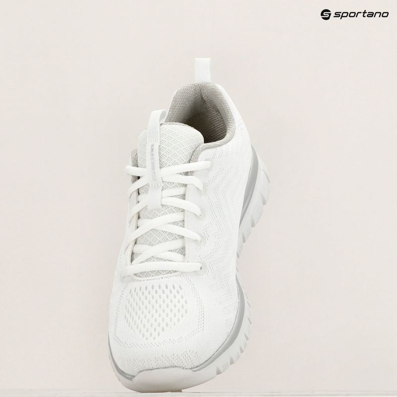 Γυναικεία παπούτσια SKECHERS Graceful Get Connected white/silver 11