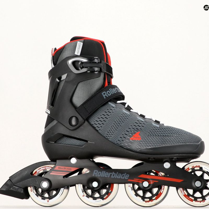 Ανδρικά πατίνια Rollerblade Spark 84 dark grey/red 9