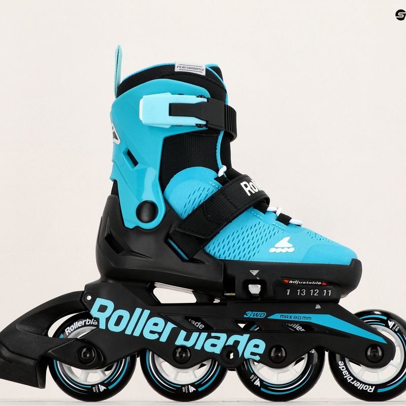 Παιδικά πατίνια Rollerblade Microblade aqua/black 10