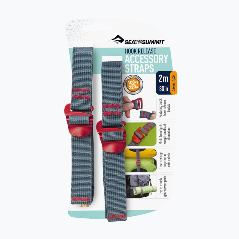 Ιμάντας στερέωσης Sea to Summit Hook Release Accessory Strap red 2