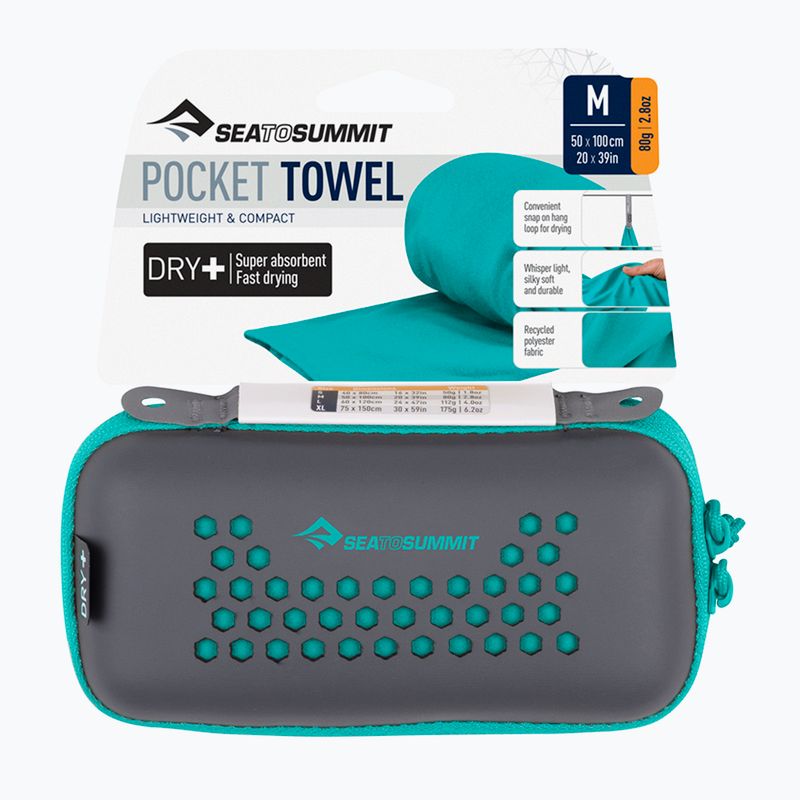 Πετσέτα Microfiber Sea to Summit Pocket Towel M baltic 3