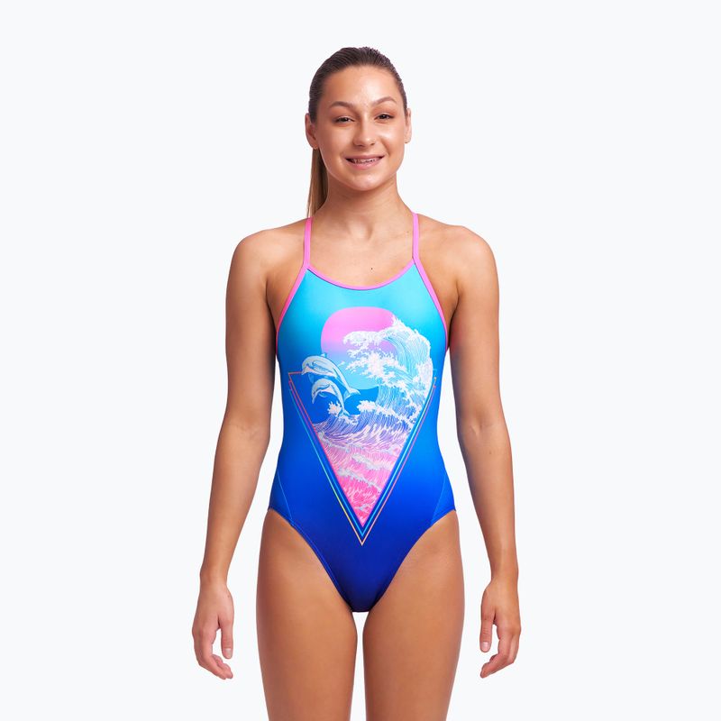 Funkita Diamond Back Ολόσωμο παιδικό μαγιό Μπλε FS11G7155714 2