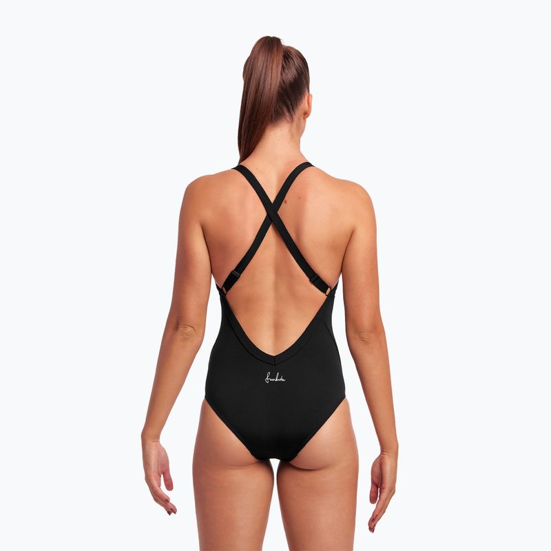 Γυναικείο ολόσωμο μαγιό Funkita Sky Hi One Piece still black 4