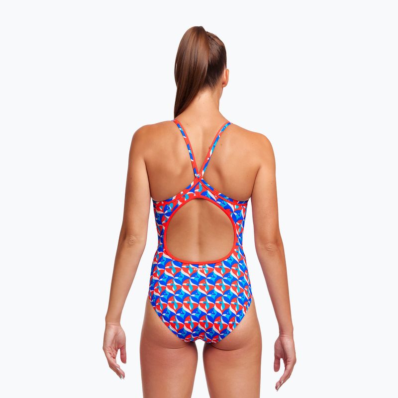 Γυναικείο ολόσωμο μαγιό Funkita Diamond Back One Piece out foxed 4