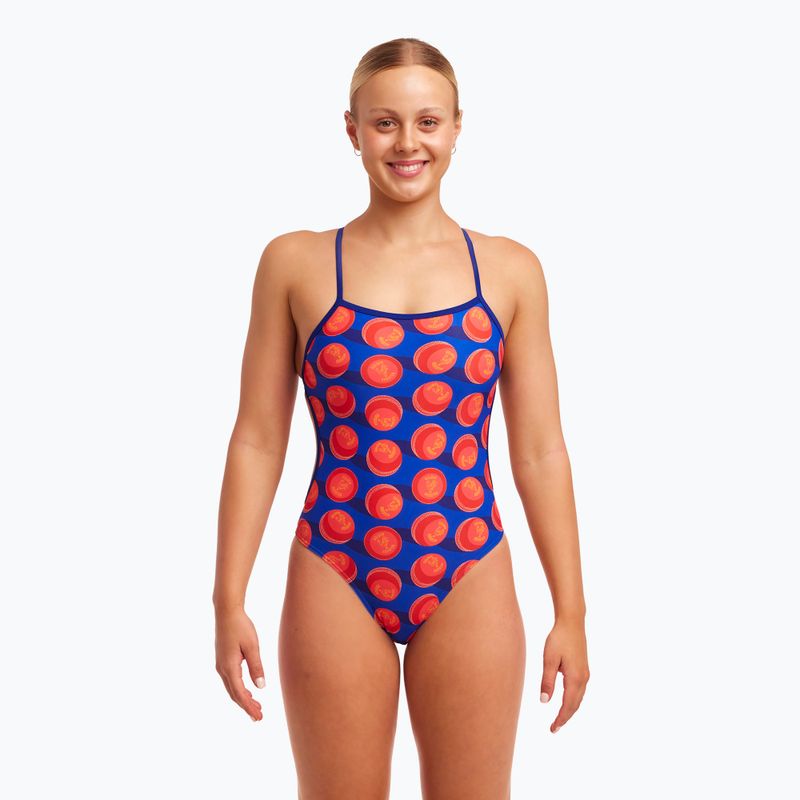 Funkita Twisted One Piece γυναικείο μαγιό γυαλιστερές μπάλες 5