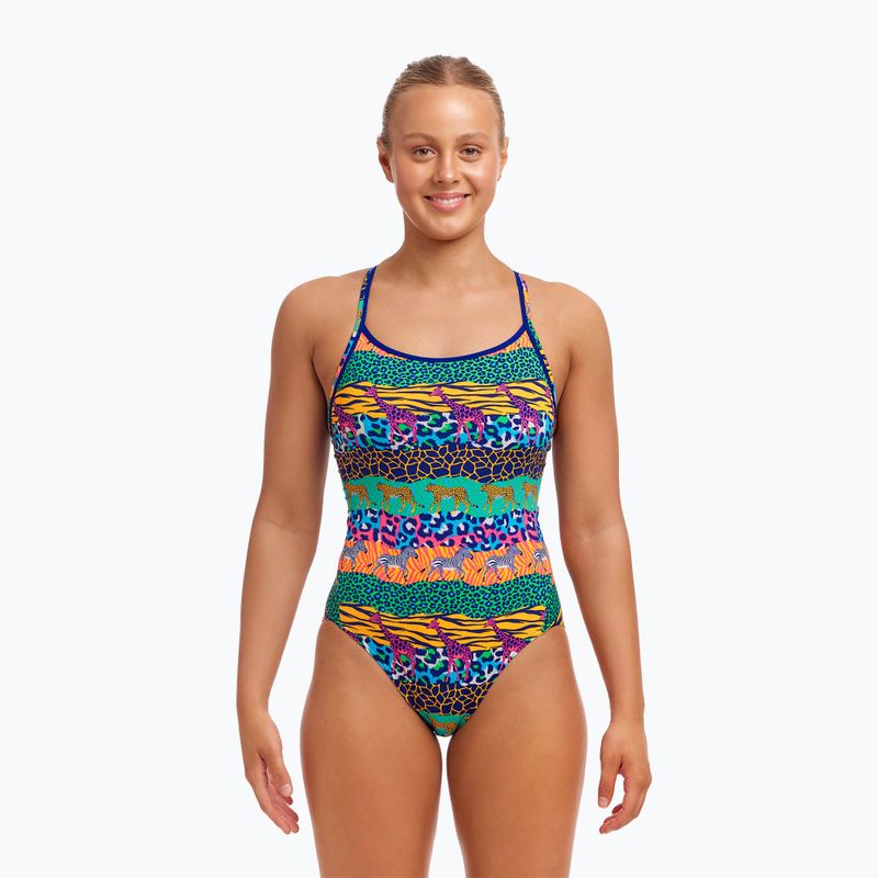 Γυναικείο ολόσωμο μαγιό κολύμβησης Funkita Diamond Back One Piece gone wild 2